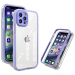 Tpu Transparente Marco Lila Applel iPhone 14 Pro Max