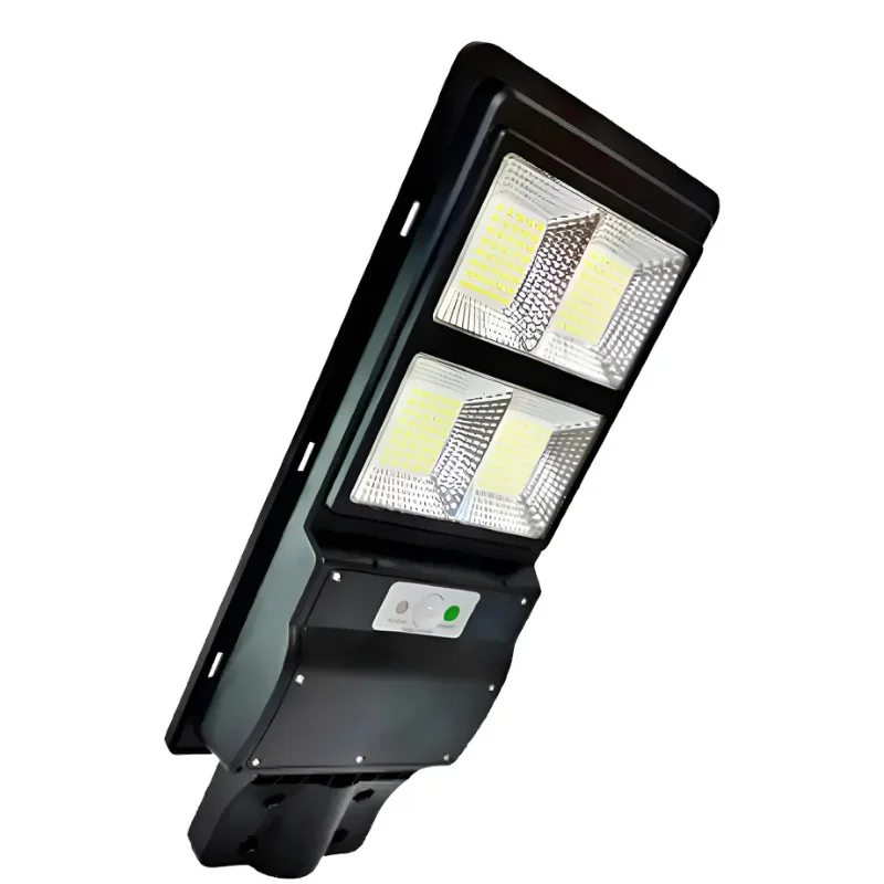 Foco Luz Led Solar Exterior Con Sensor De Movimiento 100W Fotocélula Control Remoto (1)