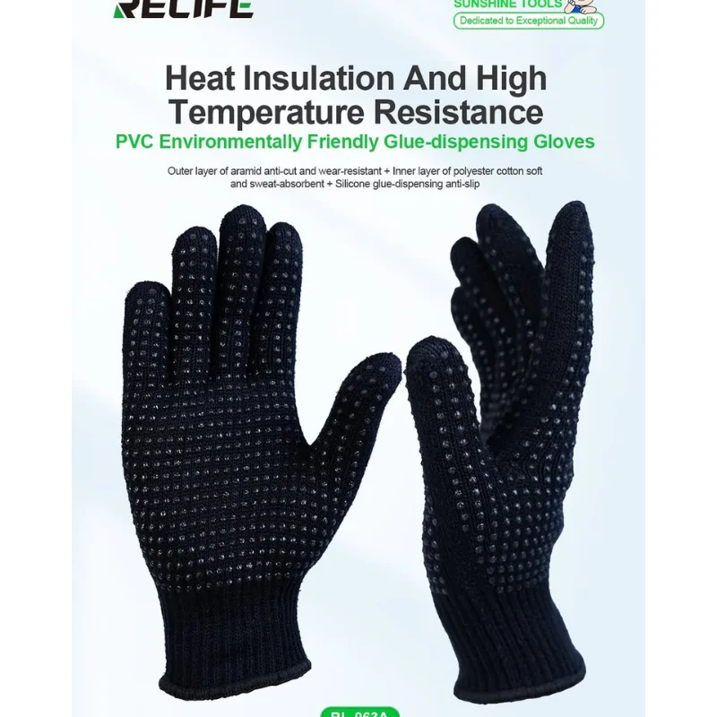 Guantes Relife Resistentes Alta Temperatura Para Reparación De Celulares