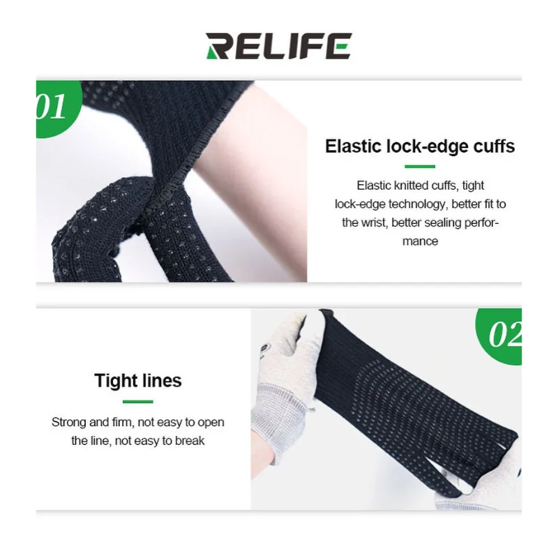 Guantes Relife Resistentes Alta Temperatura Para Reparación De Celulares
