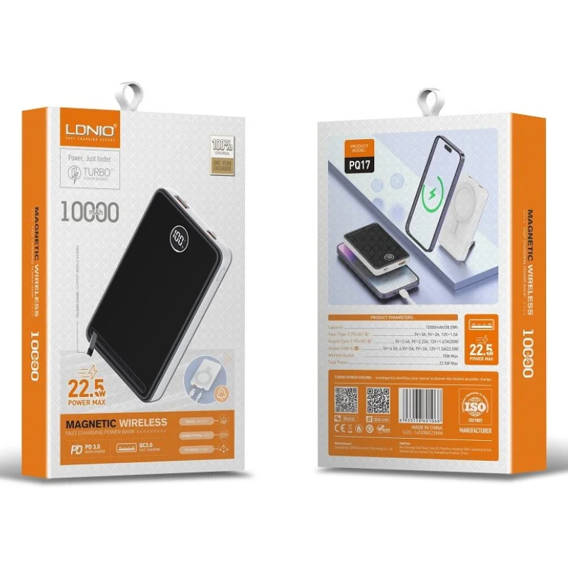 PB PQ17 inalámbrico magnético de 10000 mAh (5)