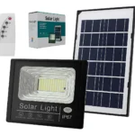 Foco Reflector Solar 65w 94 Leds Fotocélula Panel Y Control