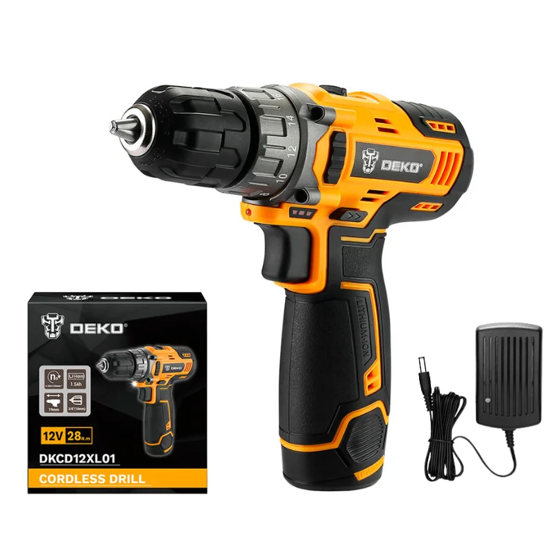 Taladro atornillaldor Deko DKCD12XL01-H5 (1)