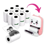 Rollos para Mini Impresora X10 Rollos 6mts De Papel Térmico
