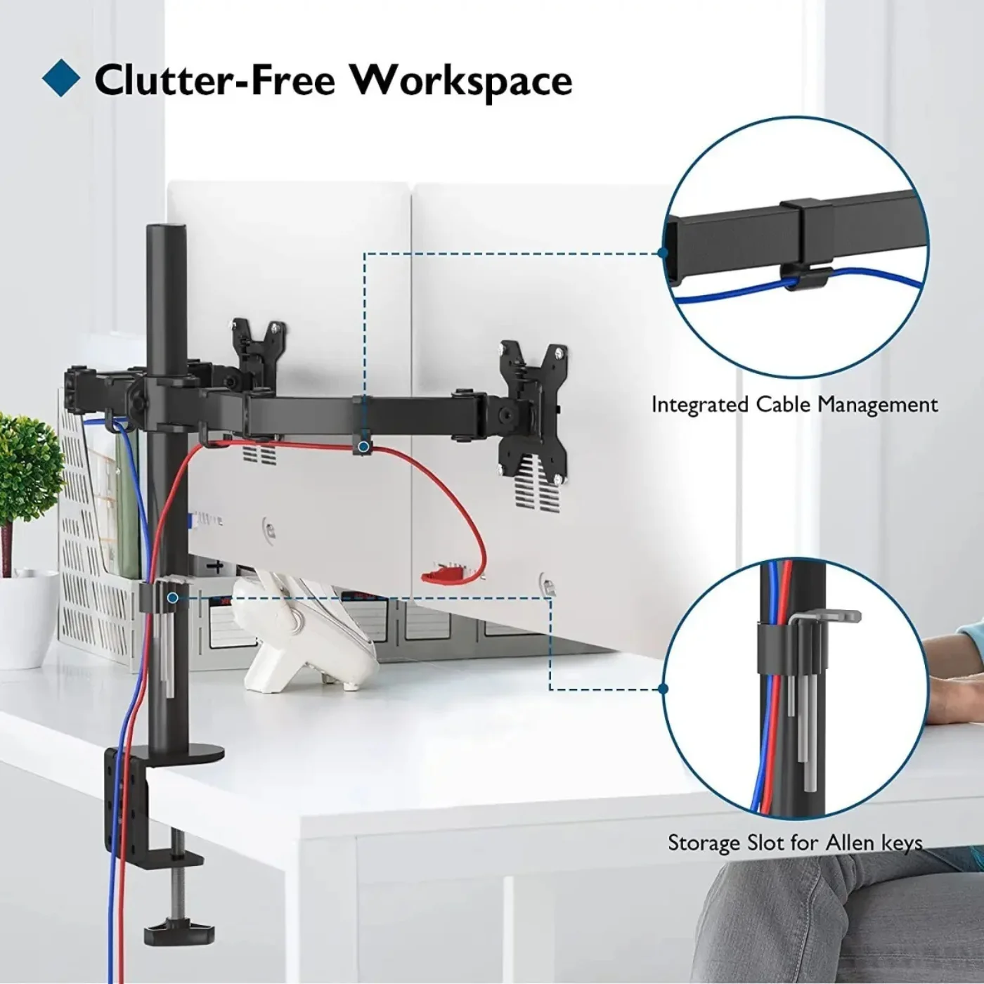 soporte brateck para 2 monitores (5)