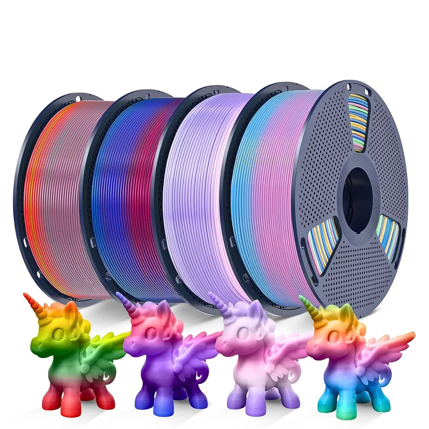 ARCOIRIS 01 Filamento Sunlu Pla Rainbow (arcoíris)1kg