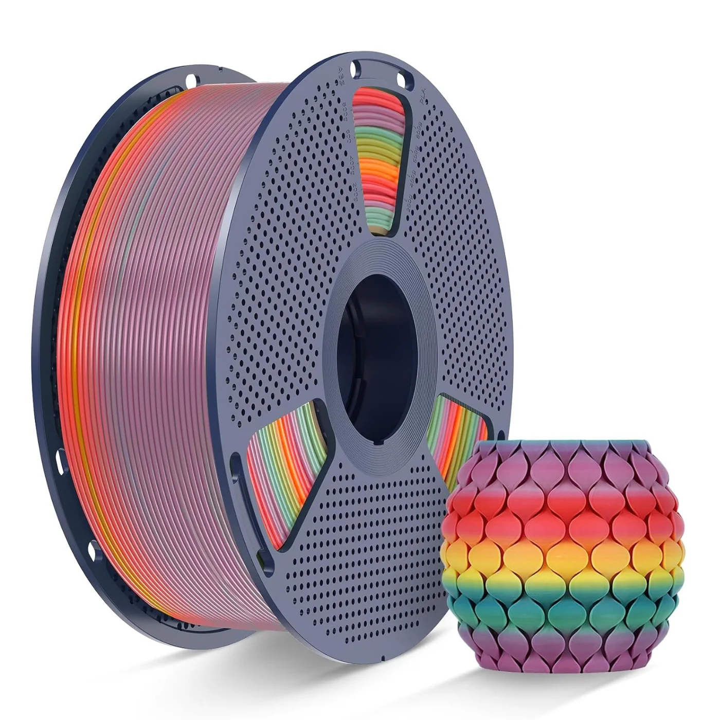 ARCOIRIS 01 Filamento Sunlu Pla Rainbow (arcoíris)1kg (1)