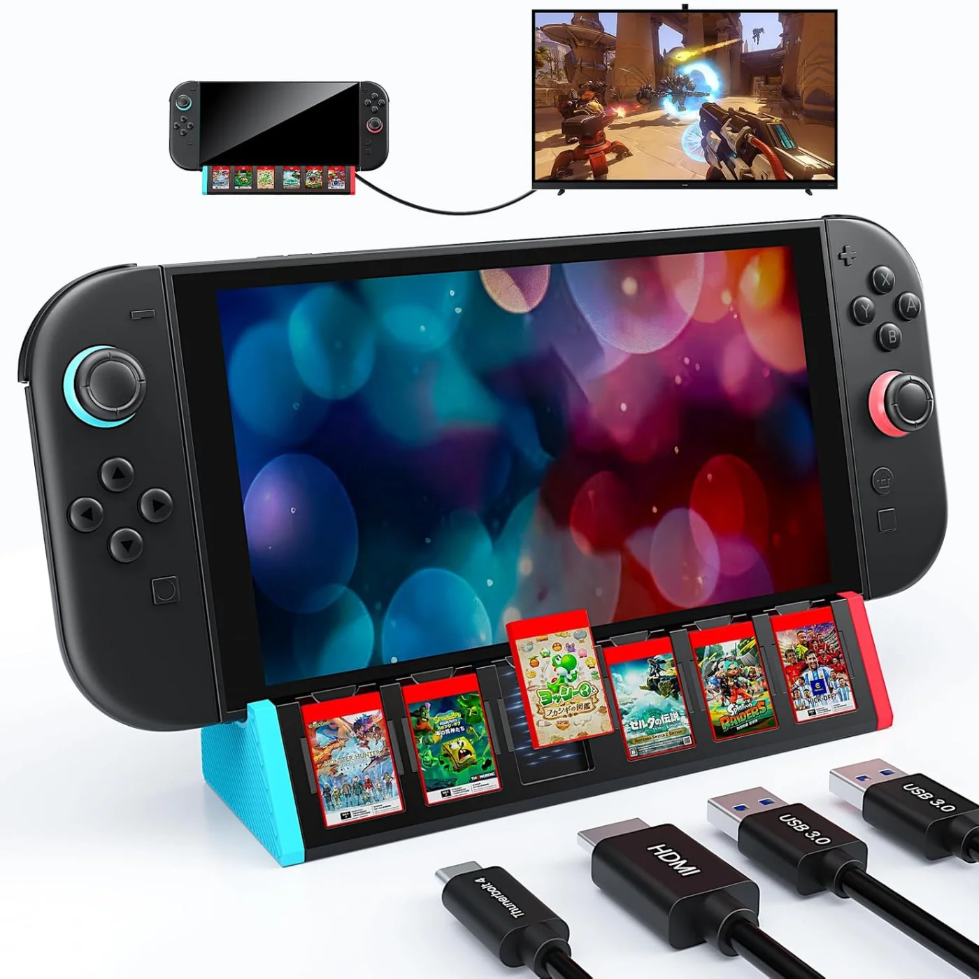Base De Carga Y Dock De Tv Para Nintendo Switch 2 Hc824